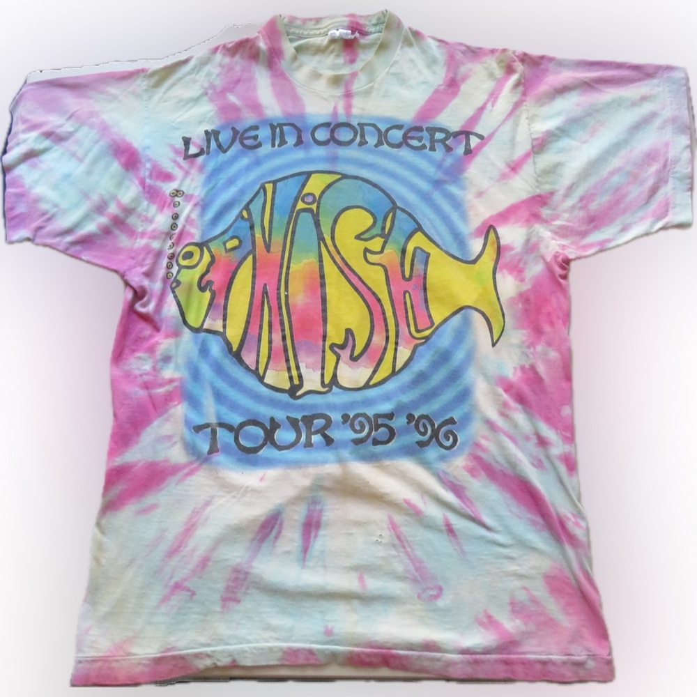Vintage VTG‎ 90’s 1995 1996 Phish Tie Dye Tshirt sz L/XL